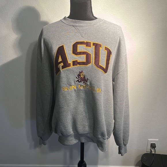 Russell Athletic Tops - Embroidered Arizona State Sundevils Crewneck Sweatshirt by Russell Athletic XL